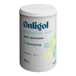 Onligol Macrogol 4000 poudre pour fabrication de solution électronique, 400 g