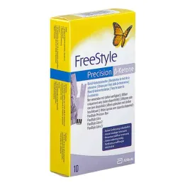 Bandelettes de test de cétone sanguine ß-blood Freestyle Precision, 10 pc