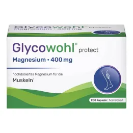 Glycowohl Magnésium 400 mg Capsules végétaliennes à haute dose, 200 pc