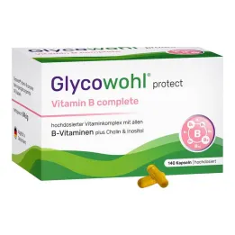 Glycowohl Vitamine B complète + Inositol + Capsules de choline, 140 pc