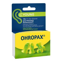 Ohropax Young Bouchons doreille en mousse, 10 pc