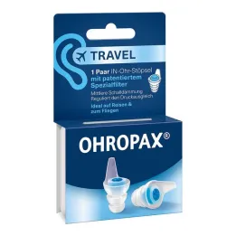 Ohropax Travel bouchons filtrants intra-auriculaires, 2 pièces