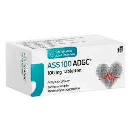 ASS 100 ADGC comprimés de 100 mg, 100 pc