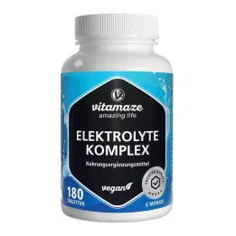 Comprimés de complexe électrolytique au magnésium végétalien, 180 pièces