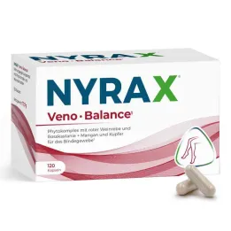 Nyrax Veno Balance Phytocomplex capsules de tissu conjonctif (120 pièces)