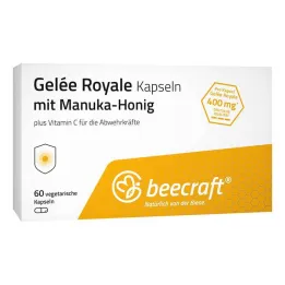 Capsules de gelée royale Beecraft avec miel de Manuka, 60 pc