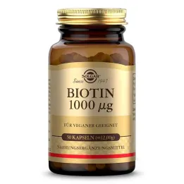 Solgar Biotine 1000 µg gélules (50 pièces)