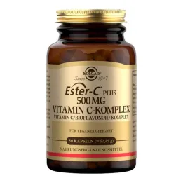 Solgar Ester-C plus gélules de 500 mg, 50 pièces