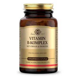 Capsules complexes de vitamine B Solgar (50 pièces)
