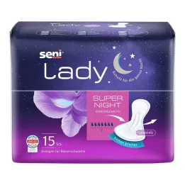 Seni Lady coussin dincontinence super nuit, 15 pièces