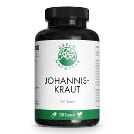 Gélules de millepertuis Green Naturals 850 mg, végétaliennes à haute dose (180 pièces)