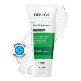VICHY DERCOS Après-shampoing antipelliculaire, 200 ml