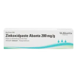 Pâte doxyde de zinc Abanta 200 mg/g Pâte à utiliser sur la peau, 50 g