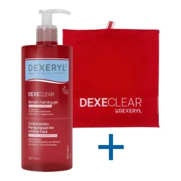 Dexeryl Dexeclear Gel nettoyant moussant pour peau impure, 400 ml