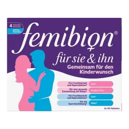 Femibion pour elle &amp; lui comprimés, 2x28 pc