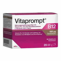 Vitaprompt B12 500 µg bâtonnets directs, 20 pc