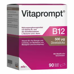 Vitaprompt B12 500 µg bâtonnets directs, 90 pc