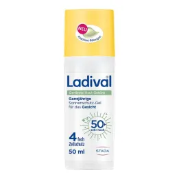 Ladival Gel de protection solaire peau rougie teinté LSF 50 +, 50 ml