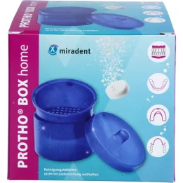 MIRADENT Protho Box Home bleu pailleté, 1 pièce