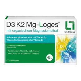 D3 K2 MG-Capsules Loges, 180 pc