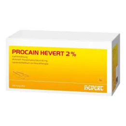 Procaïne Hevert 2% solution pour ampoules injectables, 100x2 ml