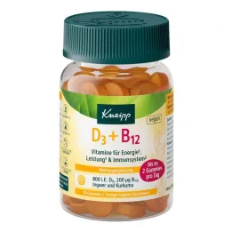 Kneipp Vitamine D3 + B12 Gummies, 30 pc