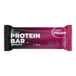 Barre protéinée Omni Power Caramel &amp; Noix, 45 g