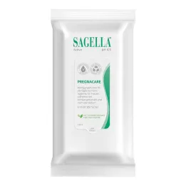 Sagella Active Pregnacare Lingettes nettoyantes, 15 pc