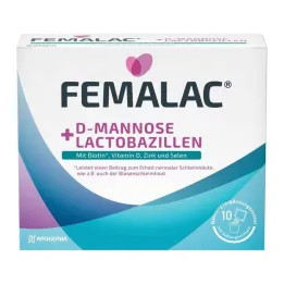 Femalac D-Mannose + Poudre de Lactobacillus pour H.e.L.z.E., 10 pc