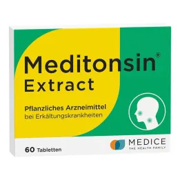 Comprimés contre le rhume à base dextrait de plantes Meditonsin, 60 comprimés