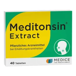 Meditonsin extrait des comprimés froids à base de plantes, 40 pc