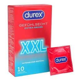 Durex Feeling Real XXL Préservatifs, 10 pc