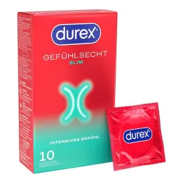 Préservatifs Durex Real Feel Slim, 10 pc