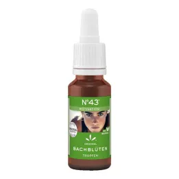 Fleurs de Bach n°43 gouttes, 20 ml