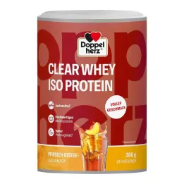 Doppelherz Clear Whey Iso Protein Thé glacé à la pêche, 300 g