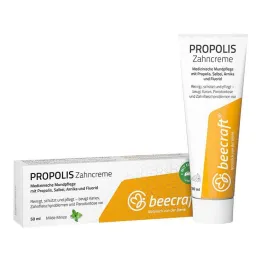 BEECRAFT Dentifrice à la propolis, à la sauge et à larnica, fluorure, 50 ml