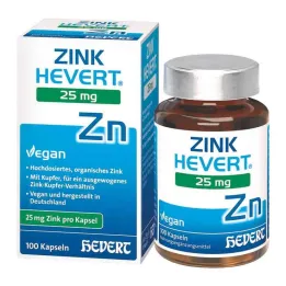 Zinc Hevert 25 mg capsules, 100 pc