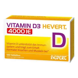 Vitamine D3 Hevert 4 000 UI comprimés, 100 pièces