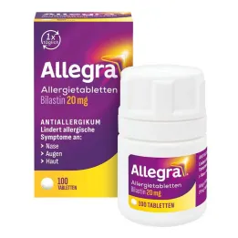 Comprimés dallergie Allegra 20 mg comprimés, 100 pc