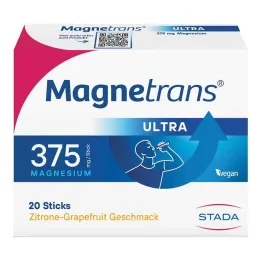 Magnétrans Ultra 375 mg granulés directs, 20 pc