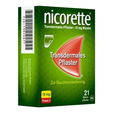 nicorette TX plâtre 15 mg, 21 pc