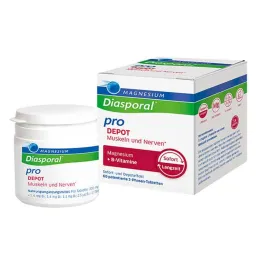 Magnésium Diasporal pro + B-Vit.DEPOT Musc.+ Onglet nerf, 60 pcs