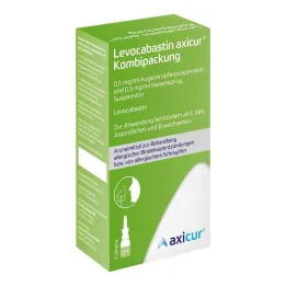 Lévocabastine axicur association 0,5 mg/ml 4 ml AT + 5 ml Nas, 1 p