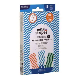 Patchs anti-boutons Wild Stripes XL Transparents, 9 unités