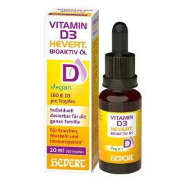 Huile bioactive de vitamine D3 Hevert, 20 ml