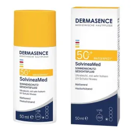 Dermasence Solvinea Med Fluide Facial de Protection Solaire LSF 50 +, 50 ml