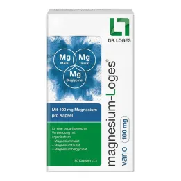 Magnésium-Loges vario 100 mg gélules, 180 pièces