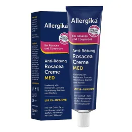 Crème allergique anti-rougeurs contre la rosacée Med, 30 ml