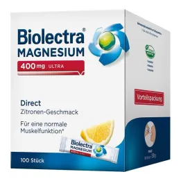Biolectra Magnésium 400 mg Citron ultra direct, 100 pc