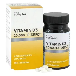 Activplus Vitamine D3 20 000 UI comprimés dépôt (180 pièces)